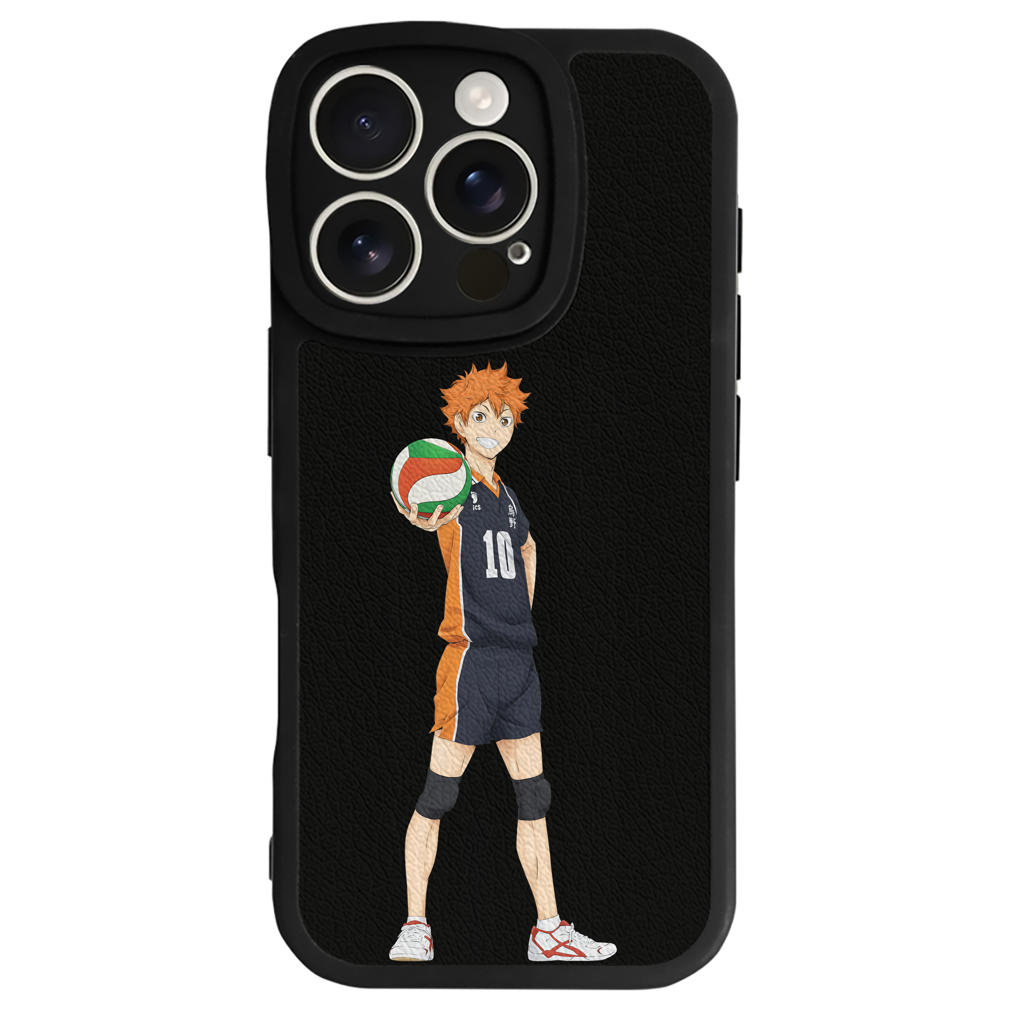 （画像用） ハイキュー!! Haikyu!! 【iPhone 16シリーズ対応】シリコンスマホケース（レザー調） 材質：シリコン